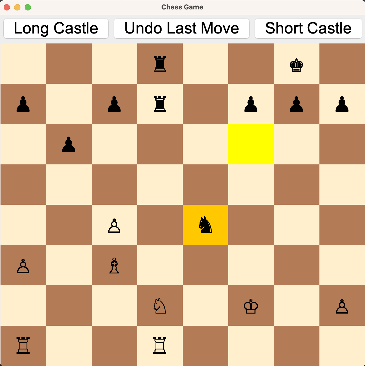 Chess move one